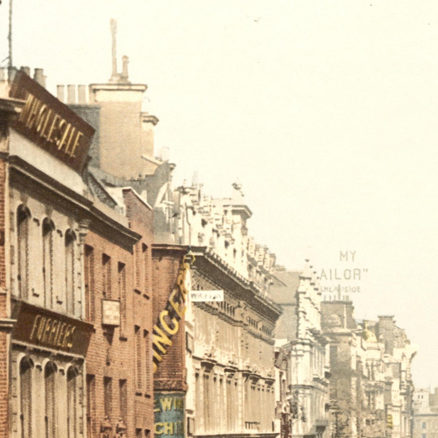 Historische Ansicht London Cheapside um 1895