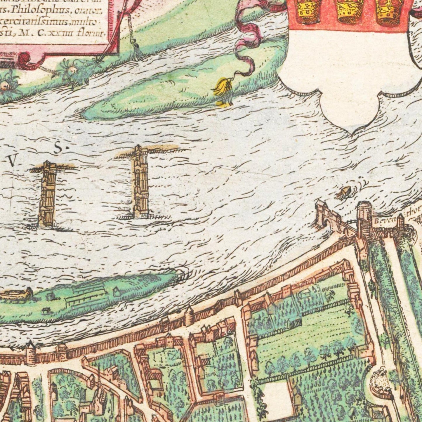 Historischer Stadtplan Köln um 1570