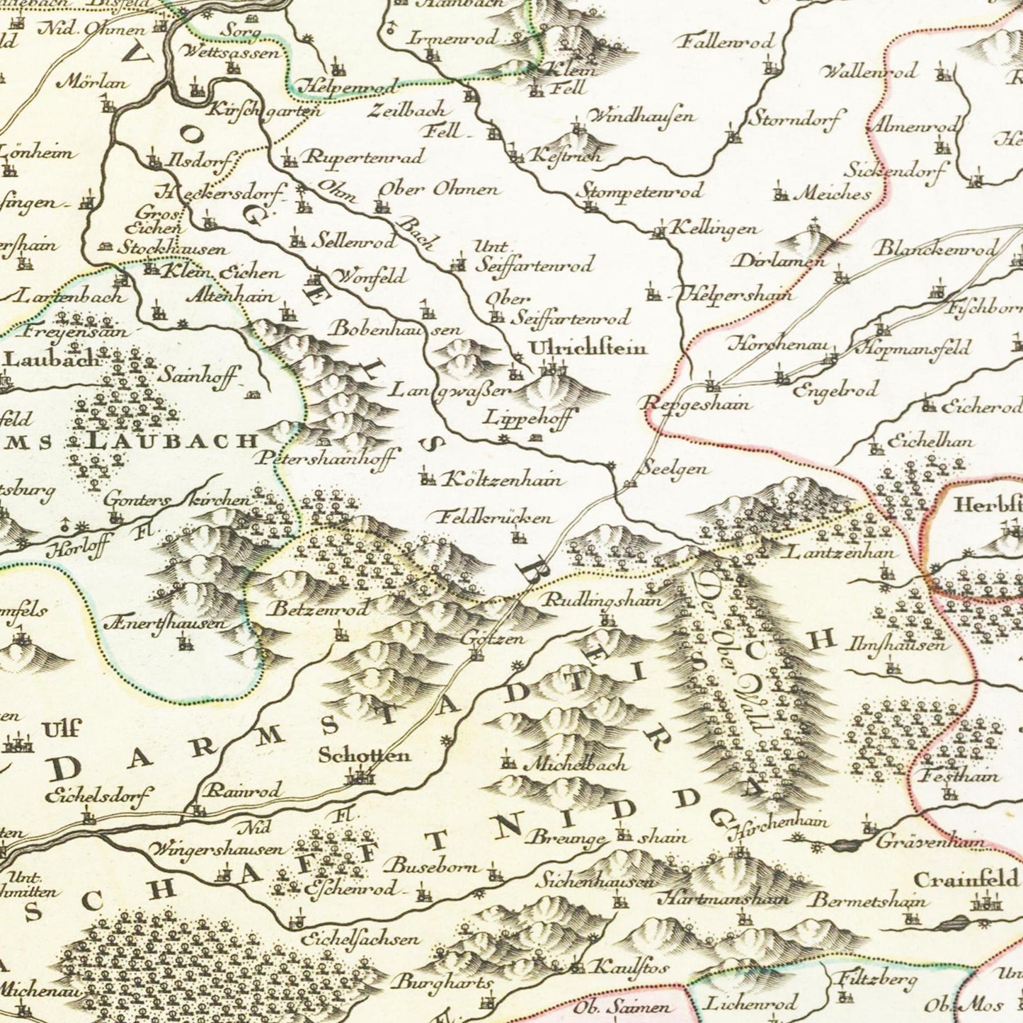 Historical city map Test product horizontal 3 sizes