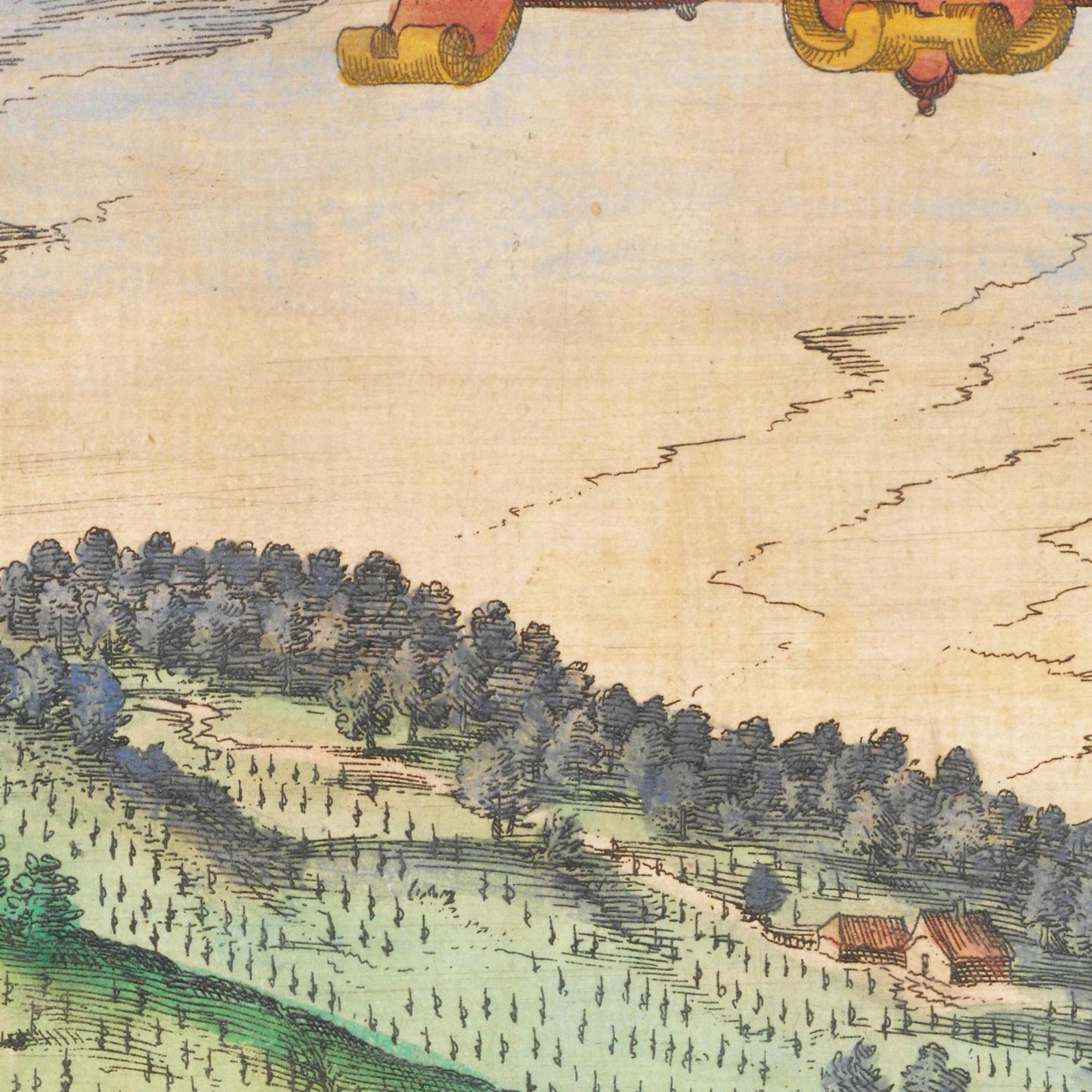 Historische Stadtansicht Bratislava um 1592
