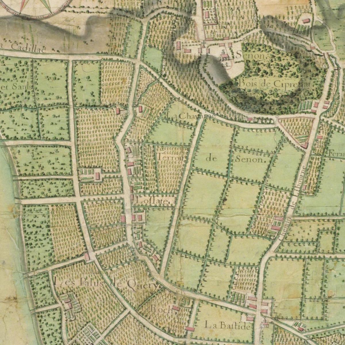 Historical city map Test product horizontal 3 sizes