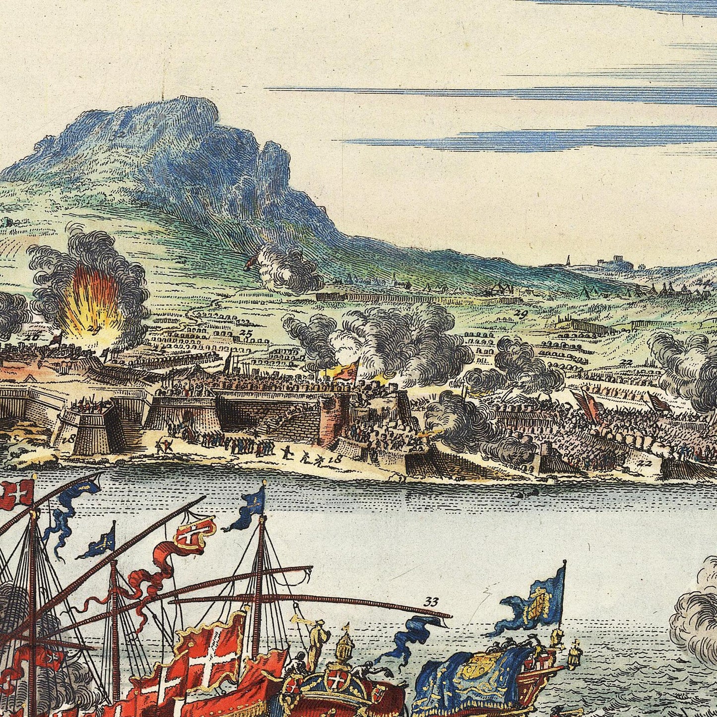 Historische Landkarte Kreta um 1668