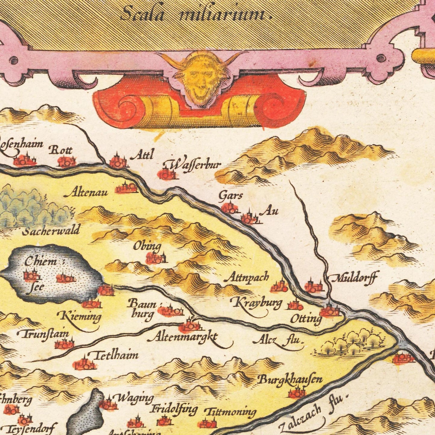 Historical city map Test product horizontal 3 sizes