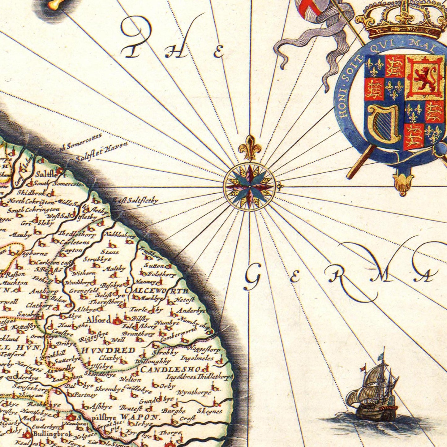 Historical city map Test product horizontal 3 sizes