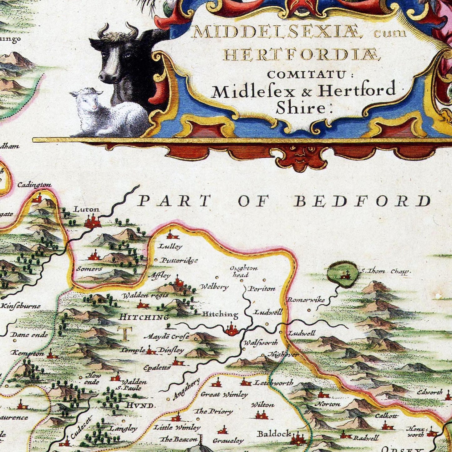 Historical city map Test product horizontal 3 sizes