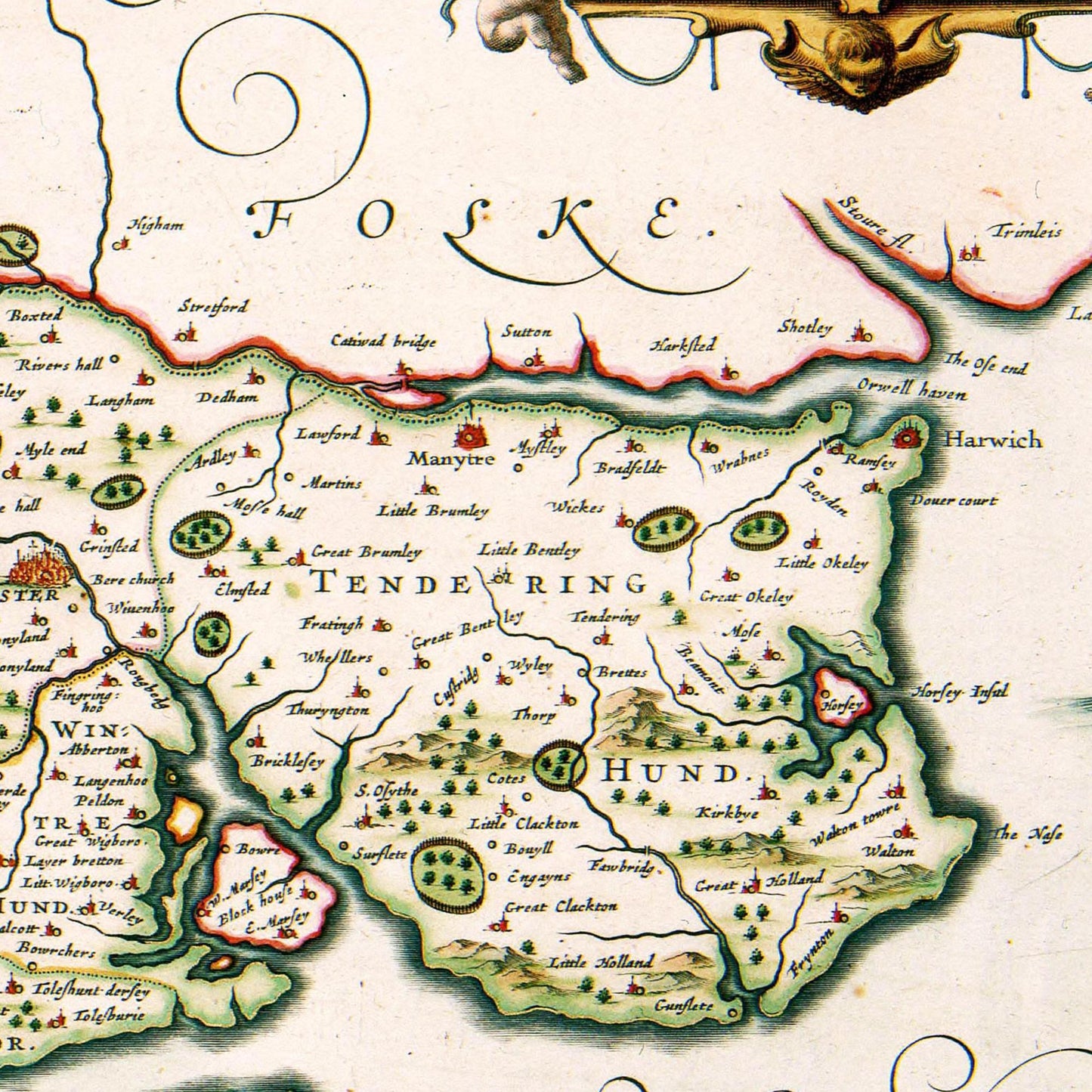 Historical city map Test product horizontal 3 sizes