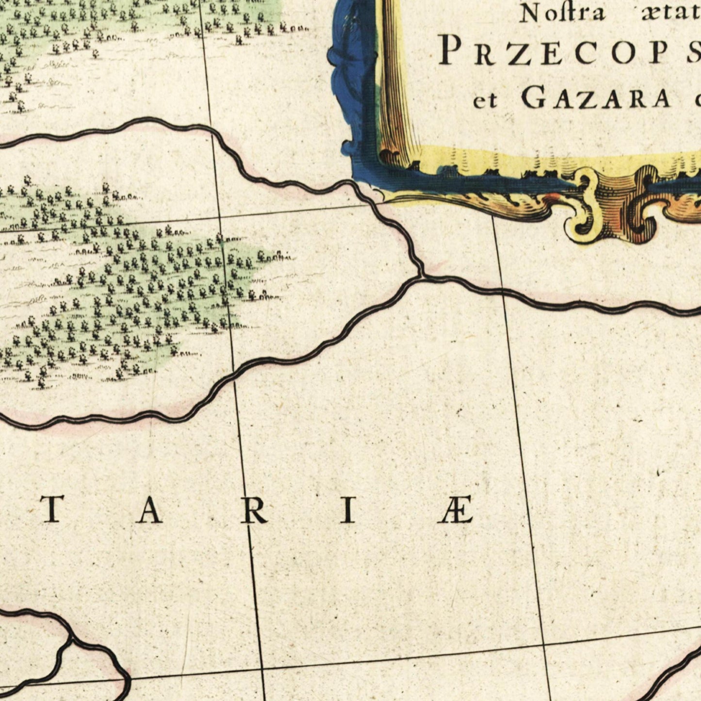 Historical city map Test product horizontal 3 sizes