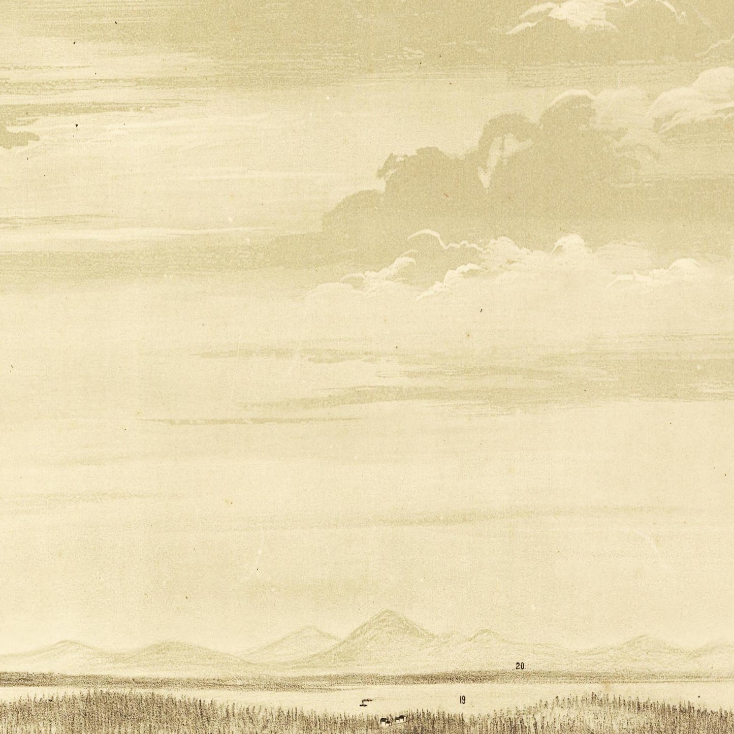 Historische Stadtansicht Seattle um 1878