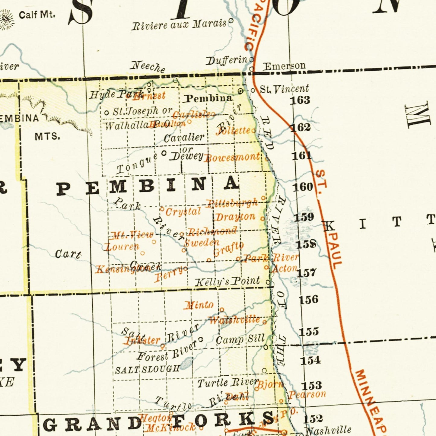 Historical city map Test product horizontal 3 sizes