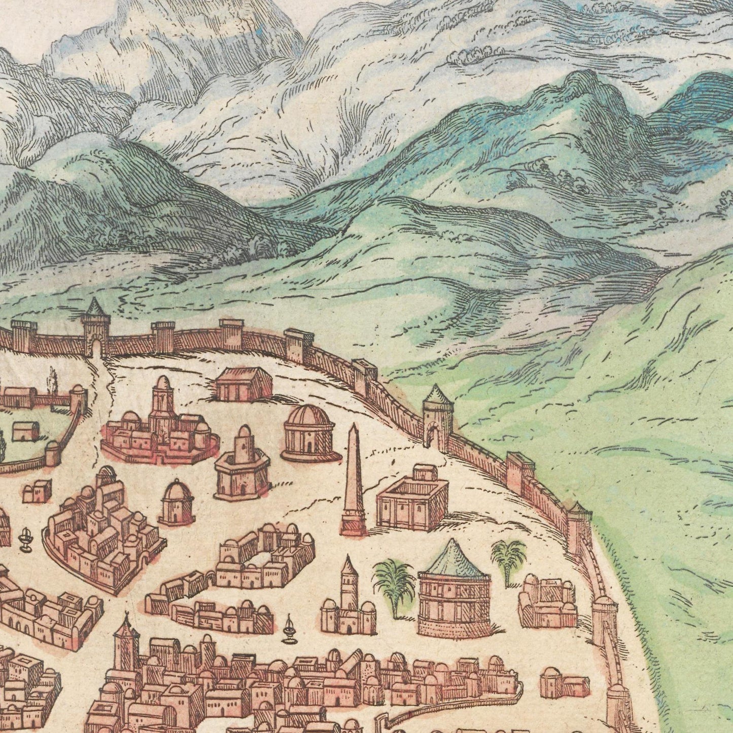 Historical city map Test product horizontal 3 sizes