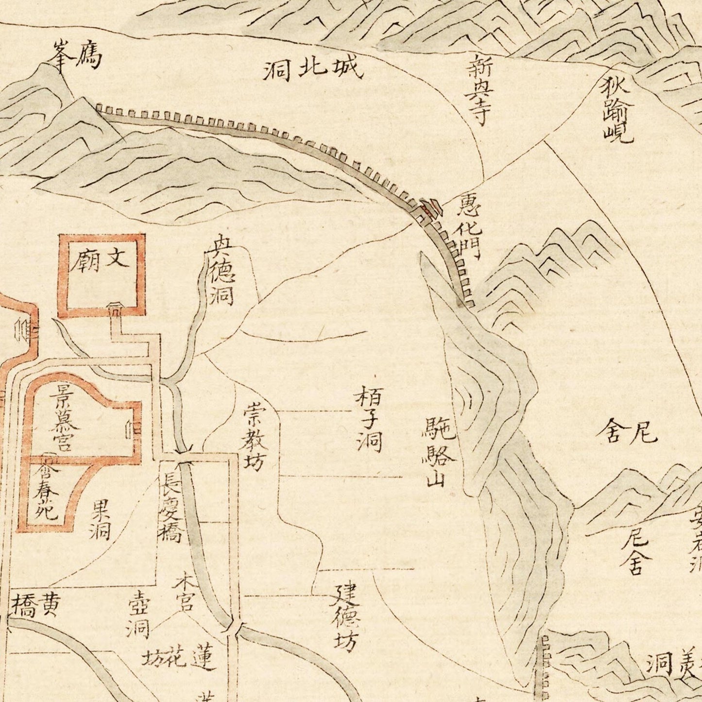 Historical city map Test product horizontal 3 sizes