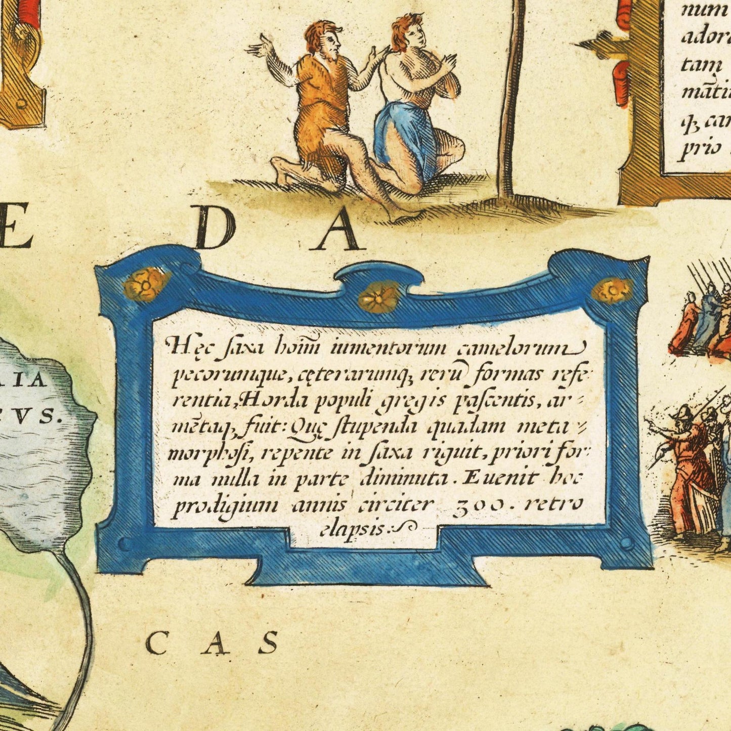 Historische Landkarte Russland um 1580