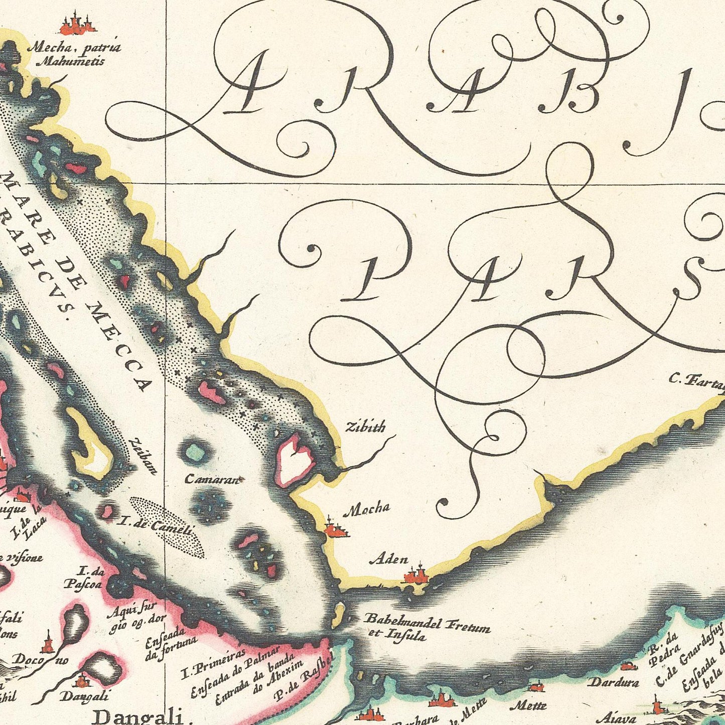 Historical city map Test product horizontal 3 sizes