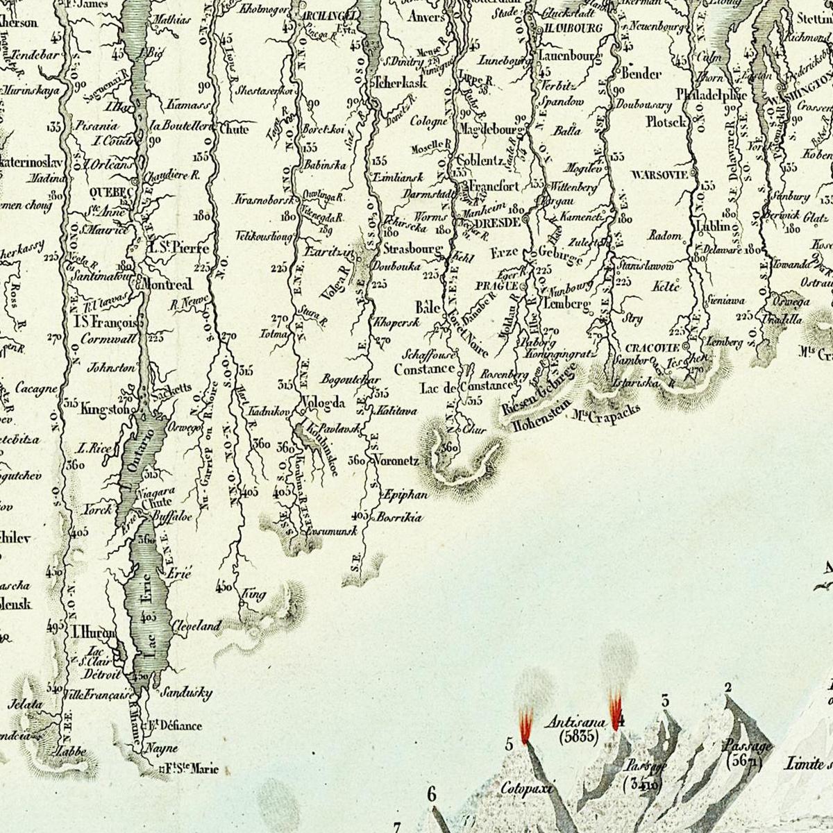 Historical city map Test product horizontal 3 sizes