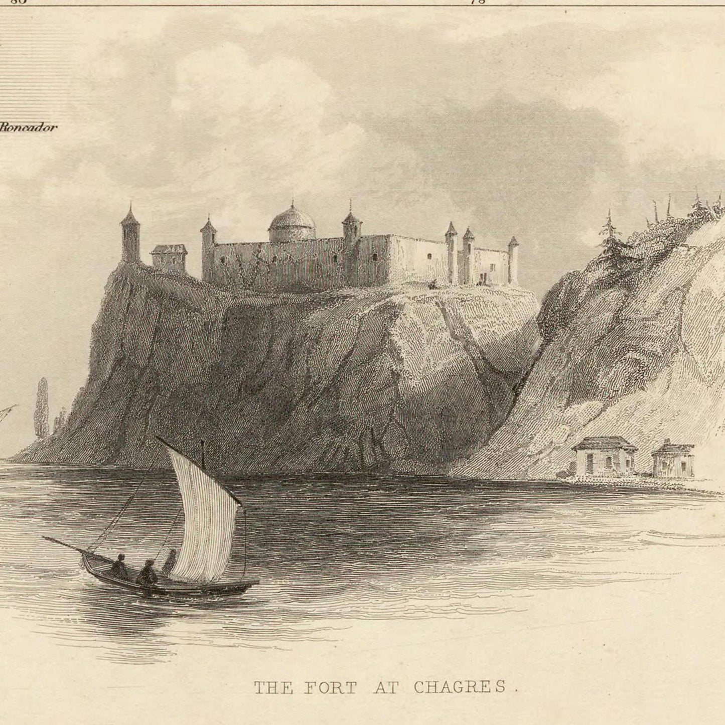 Historische Landkarte Panama um 1850