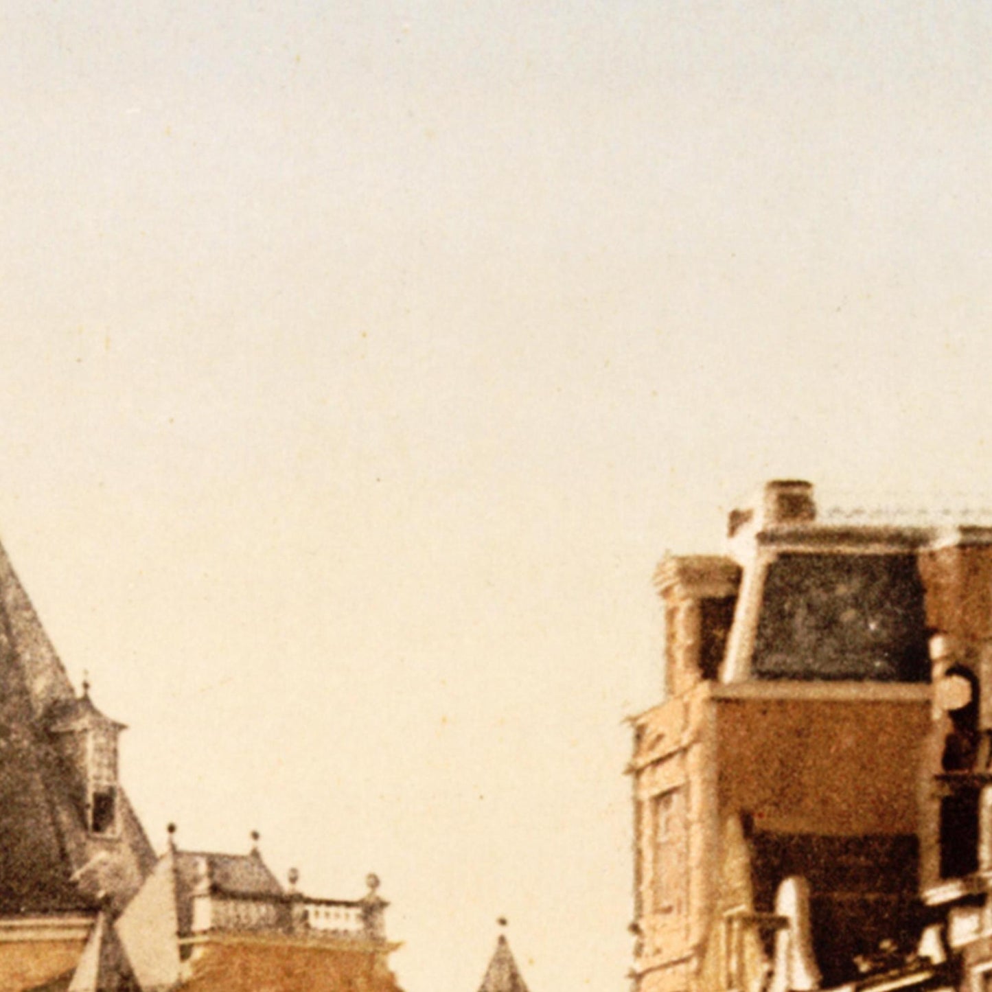 Historische Ansicht Amsterdam Fischmarkt um 1895