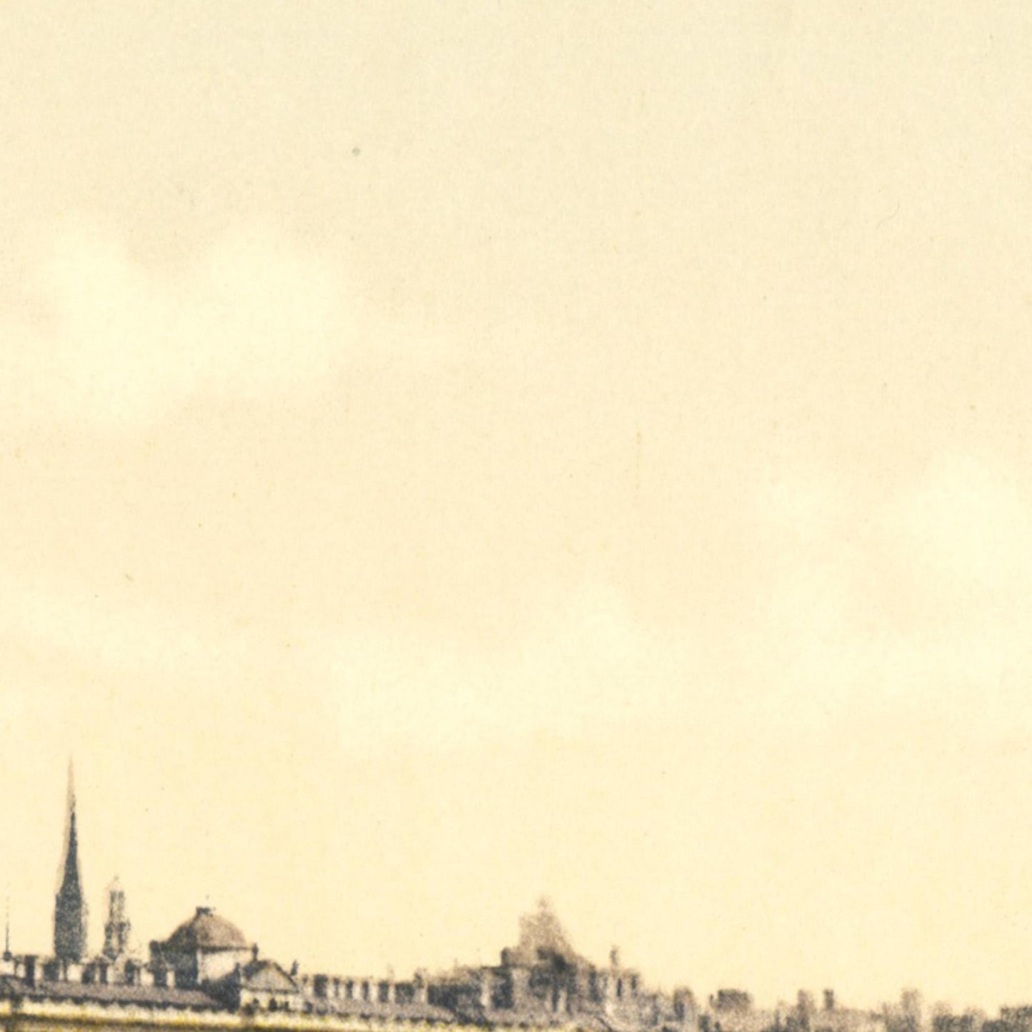 Historische Ansicht London Themse um 1895