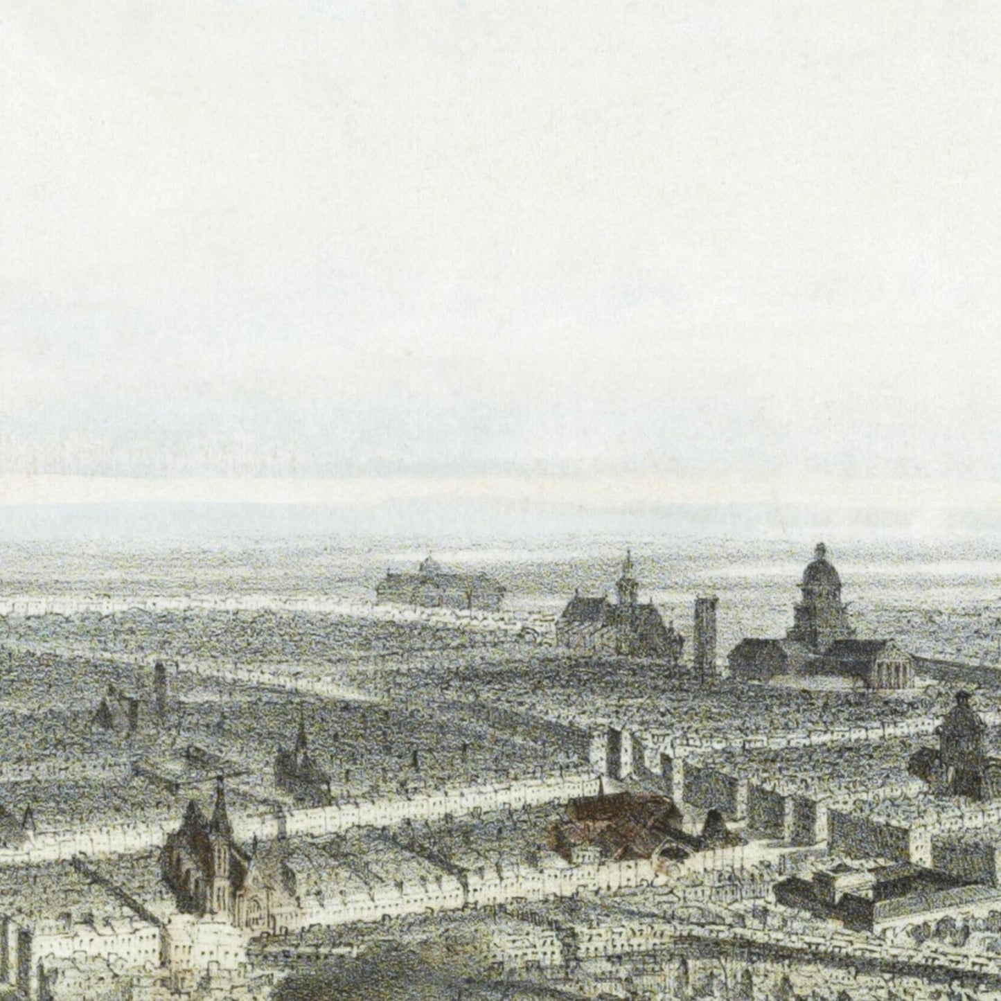 Historische Ansicht Paris um 1860