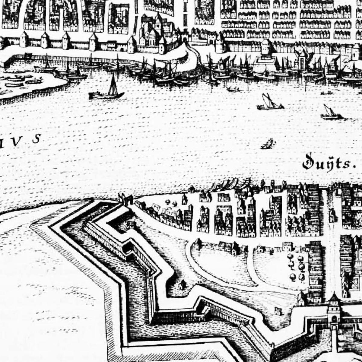 Historischer Stadtplan Köln um 1648