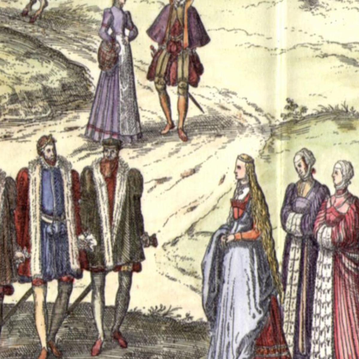 Historische Stadtansicht Nürnberg um 1575