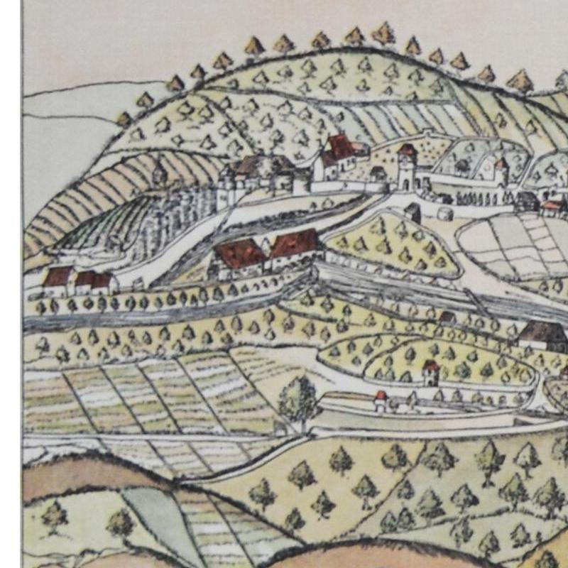 Historische Stadtansicht Reutlingen um 1620