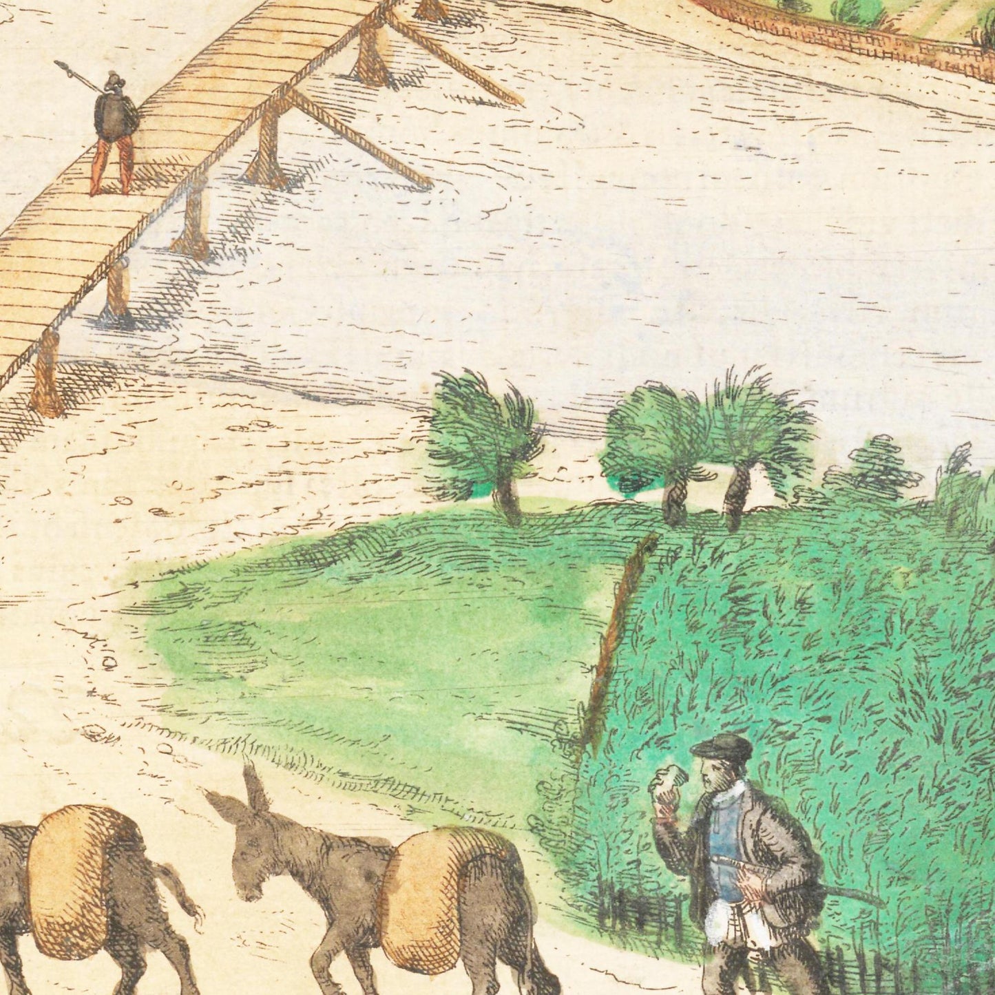 Historische Stadtansicht Arnsberg um 1592