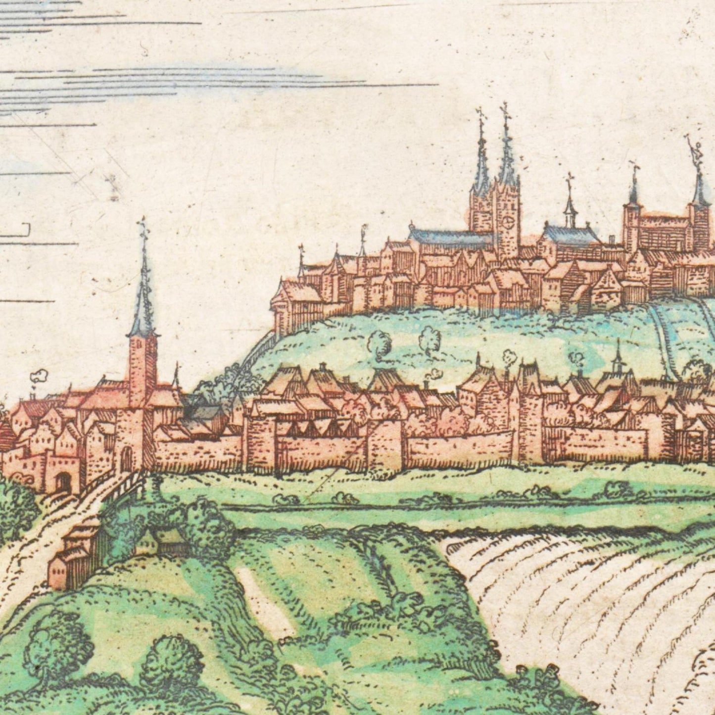 Historical city map Test product horizontal 3 sizes