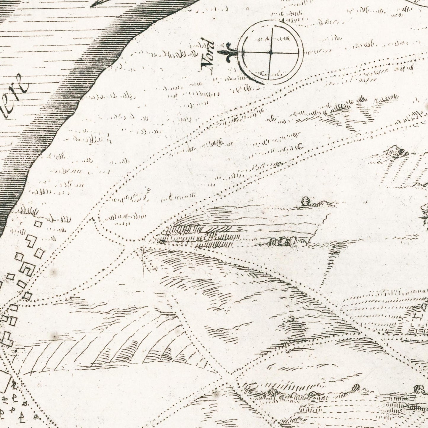 Historischer Stadtplan Koblenz um 1696