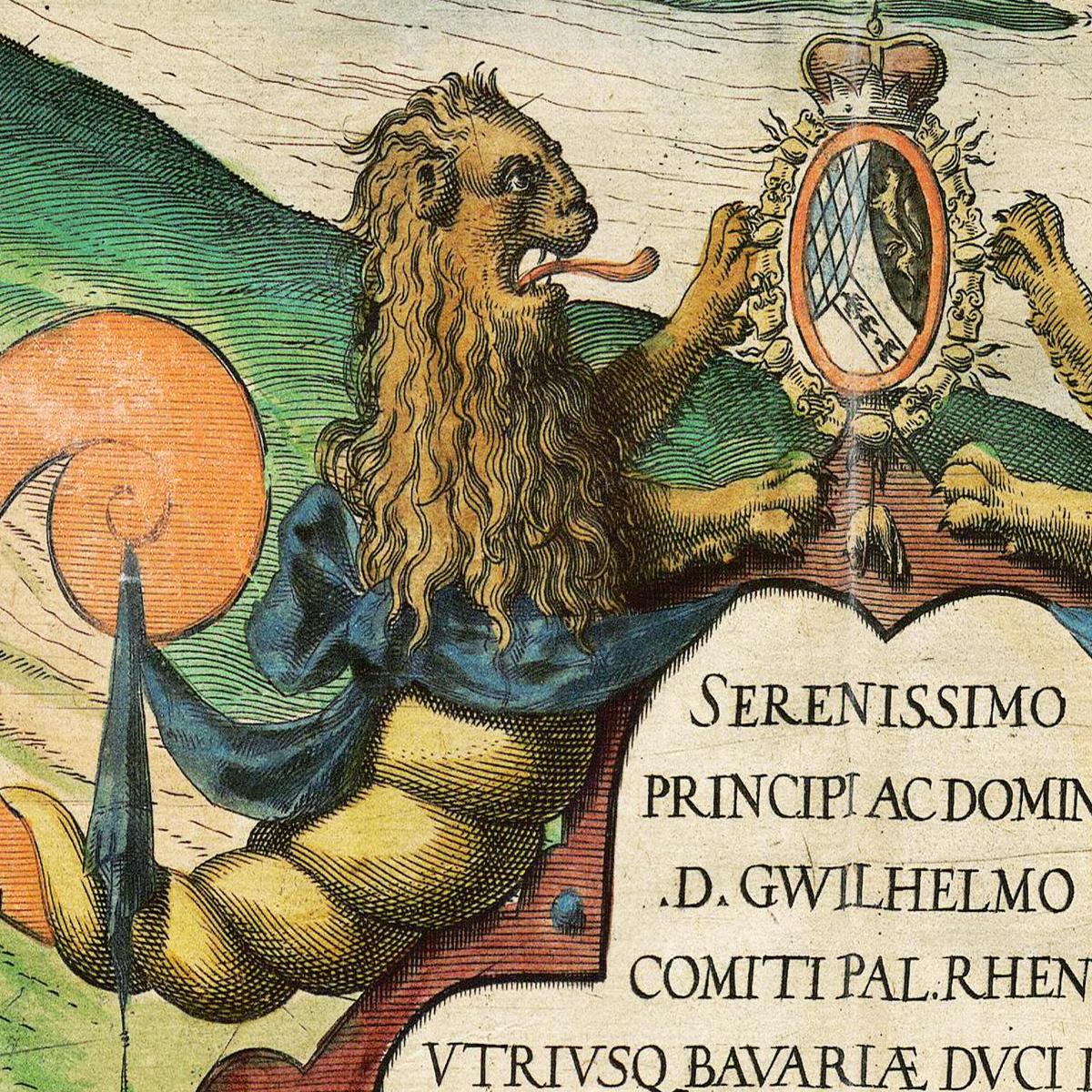 Historische Stadtansicht München um 1609