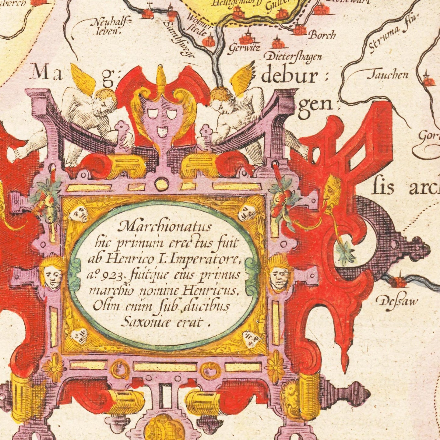 Historische Landkarte Brandenburg um 1609