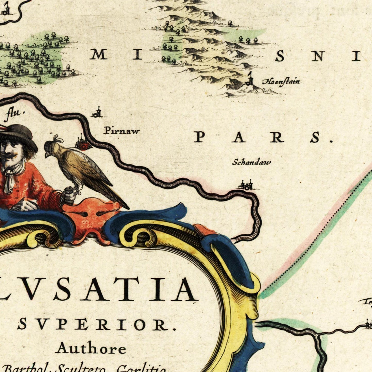 Historical city map Test product horizontal 3 sizes