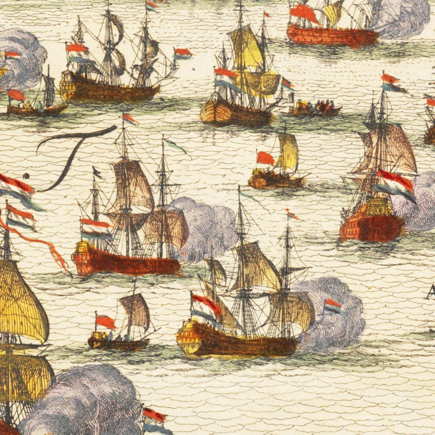 Historische Stadtansicht Lissabon um 1700