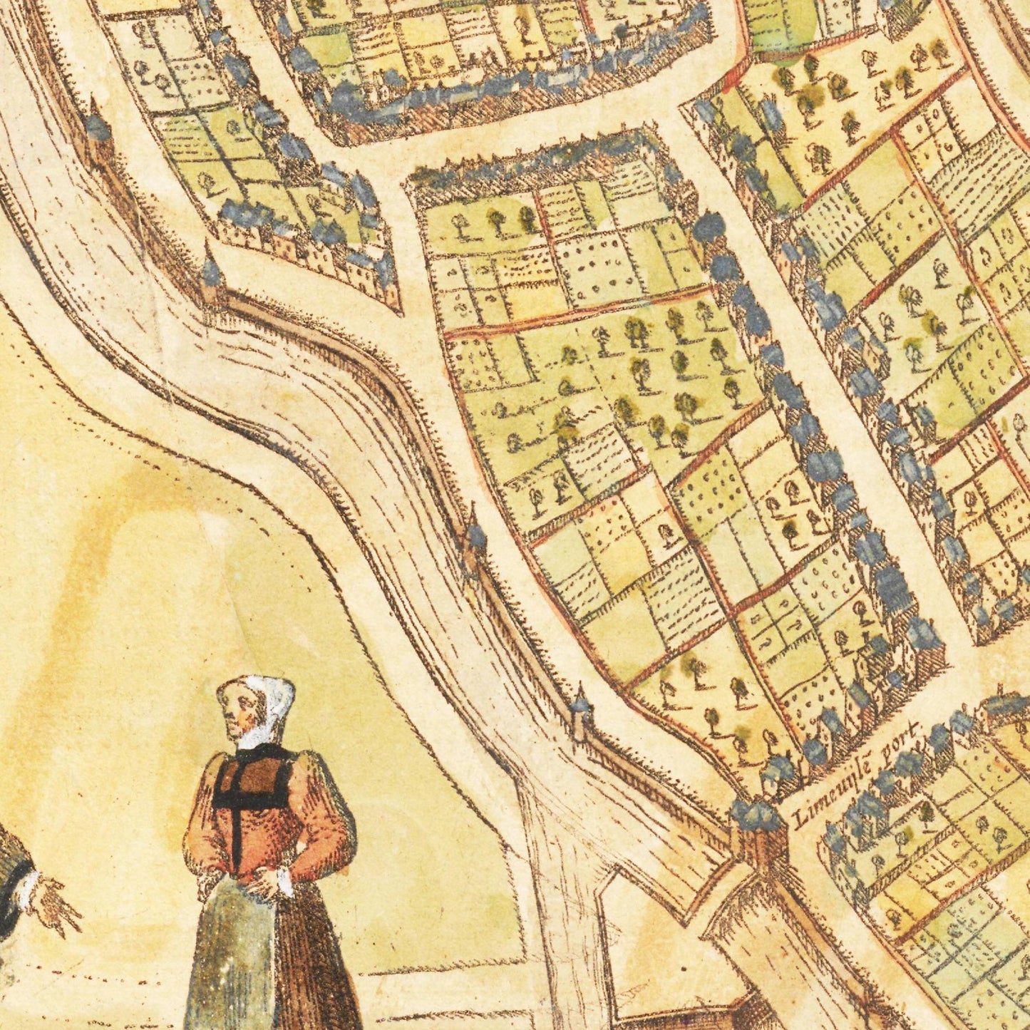 Historical city map Test product horizontal 3 sizes