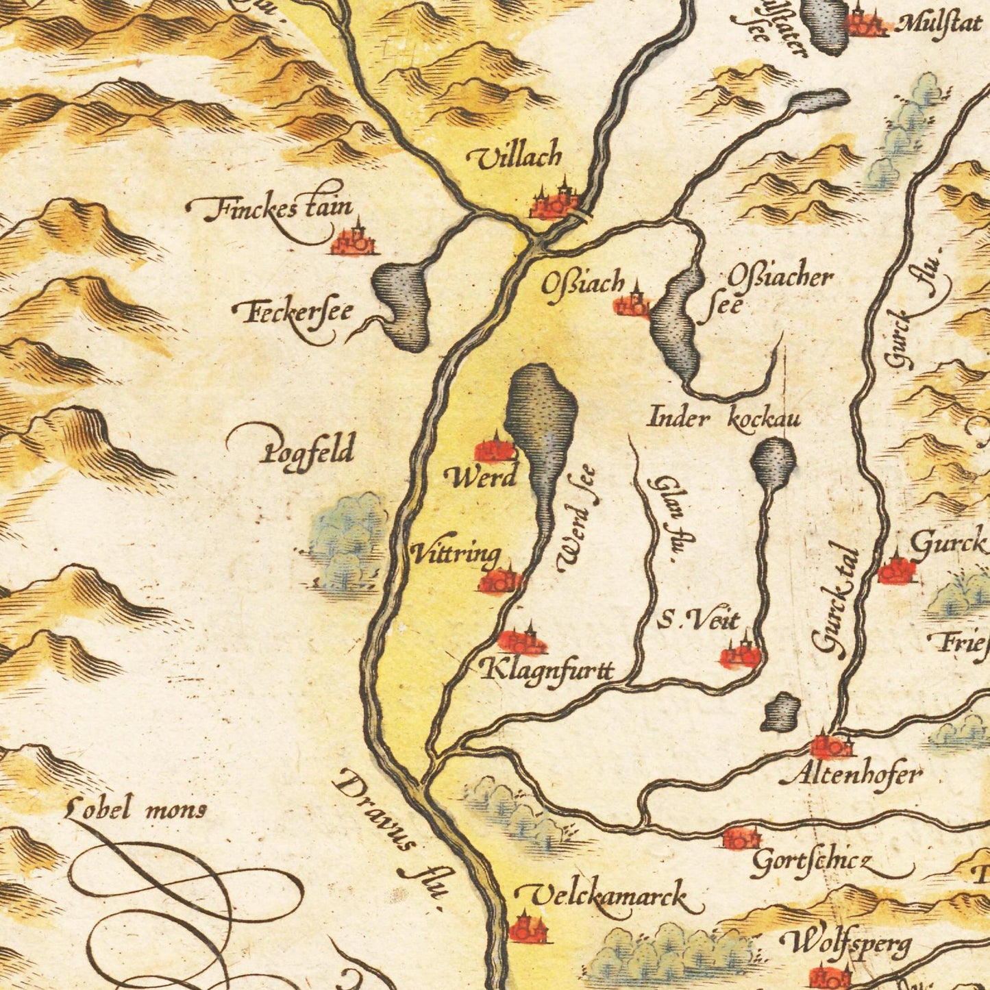 Historical city map Test product horizontal 3 sizes