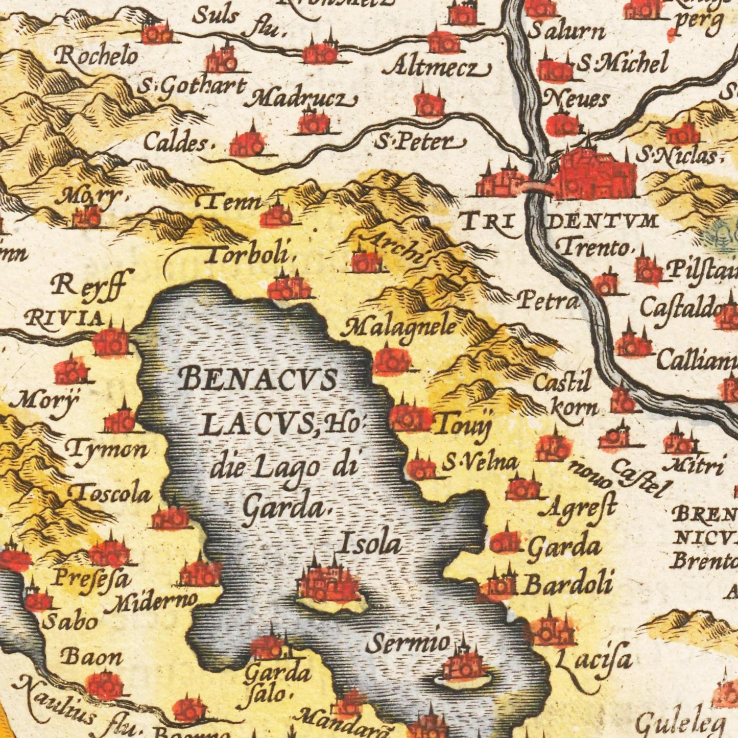 Historical city map Test product horizontal 3 sizes