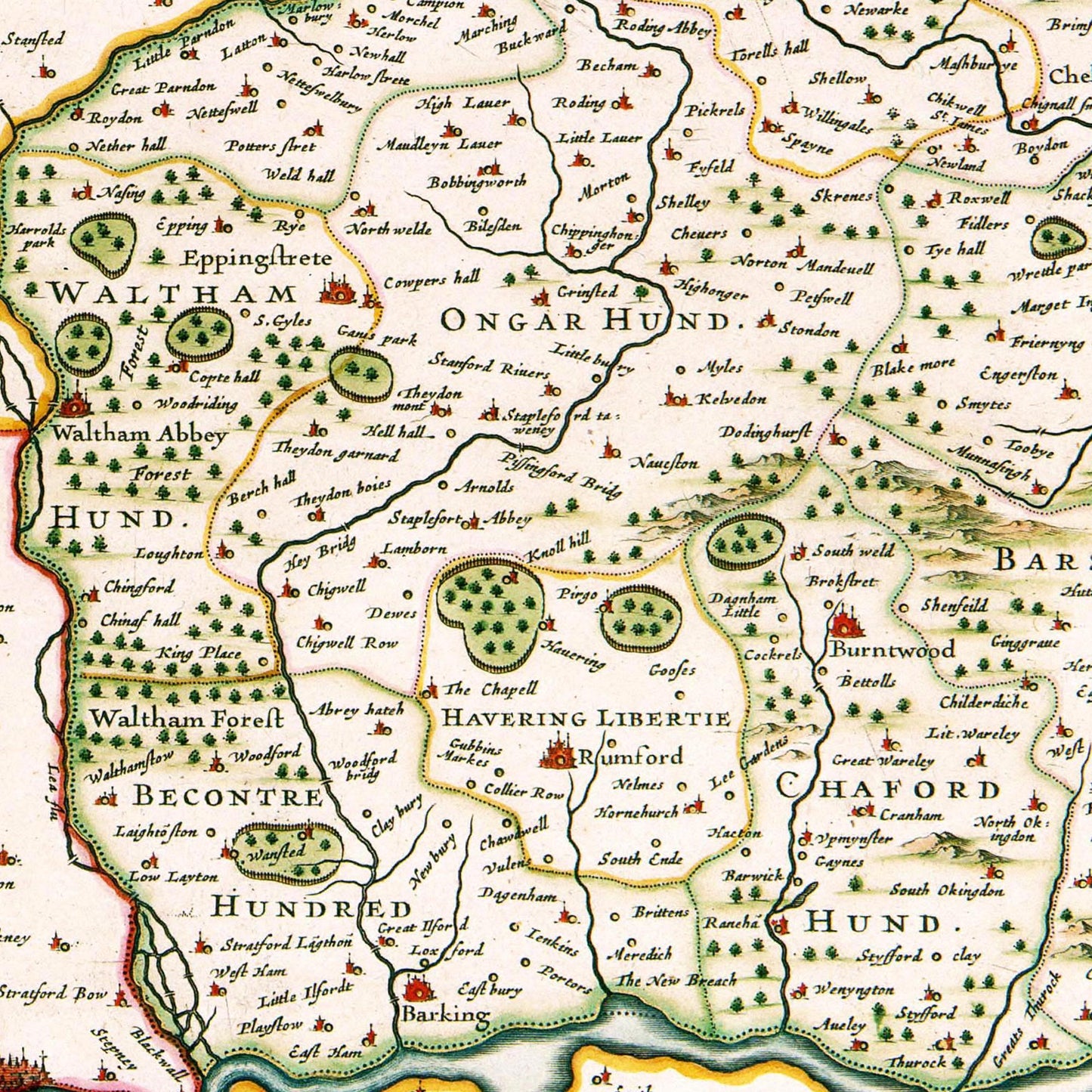 Historical city map Test product horizontal 3 sizes