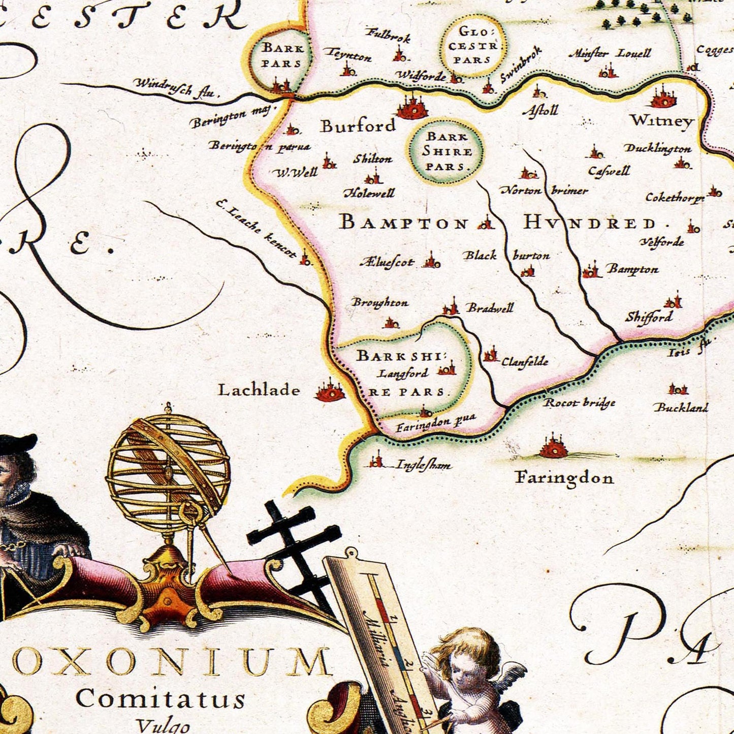 Historical city map Test product horizontal 3 sizes