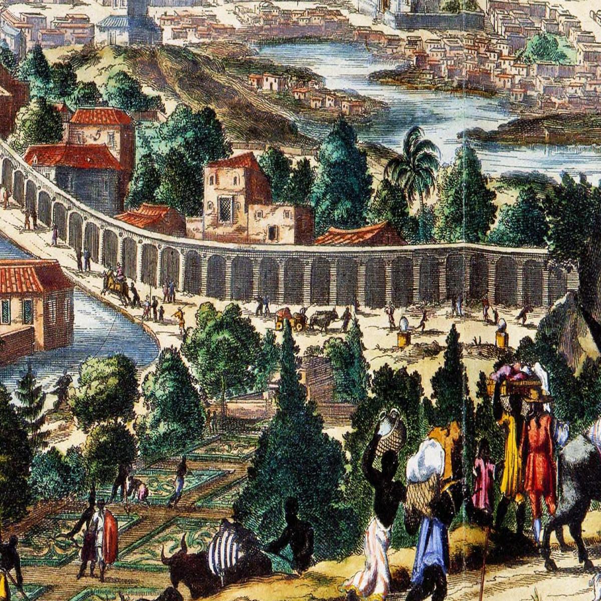 Historical city map Test product horizontal 3 sizes