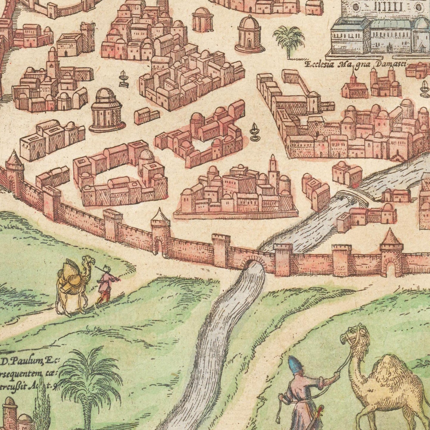 Historical city map Test product horizontal 3 sizes