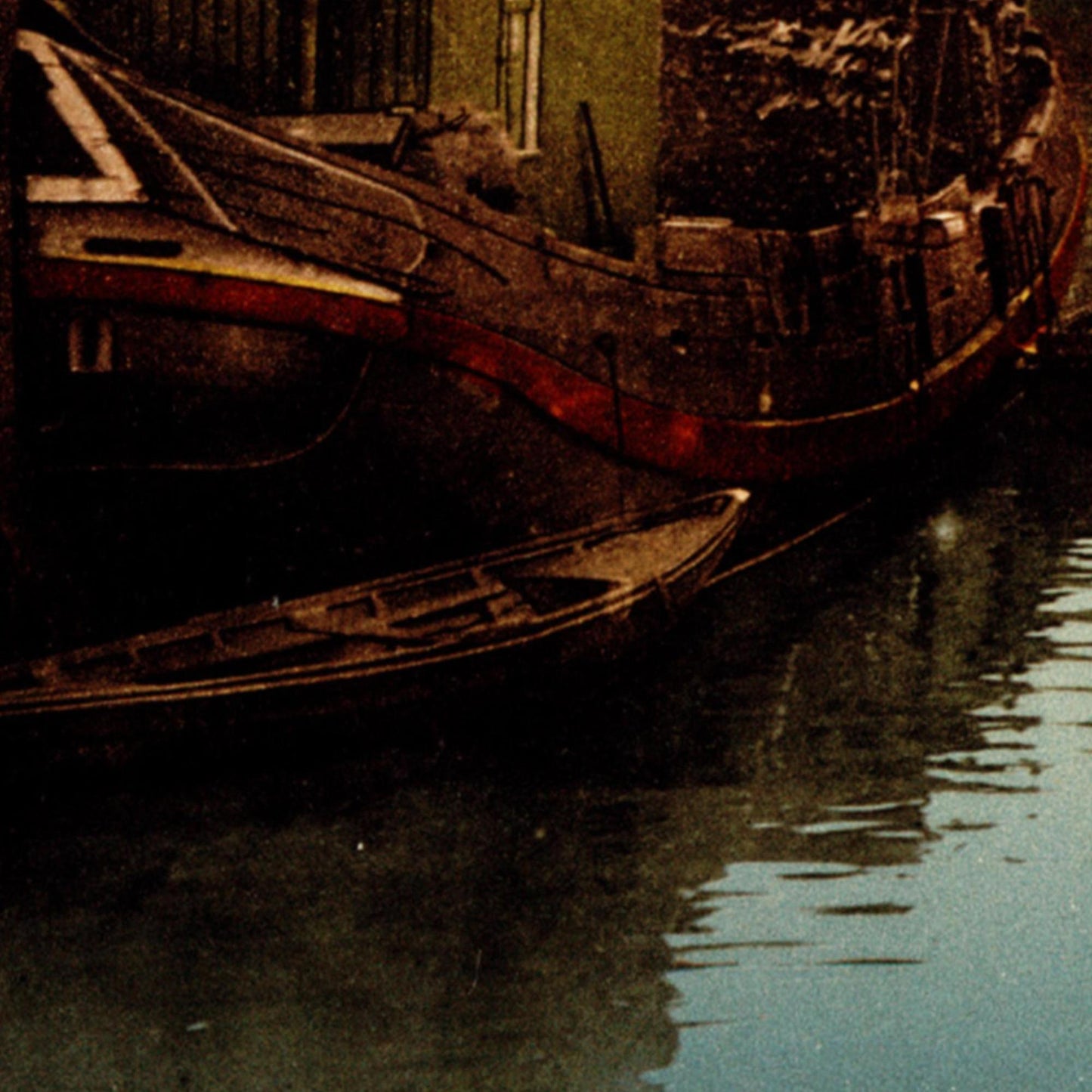 Historische Ansicht Amsterdam Fischmarkt um 1895