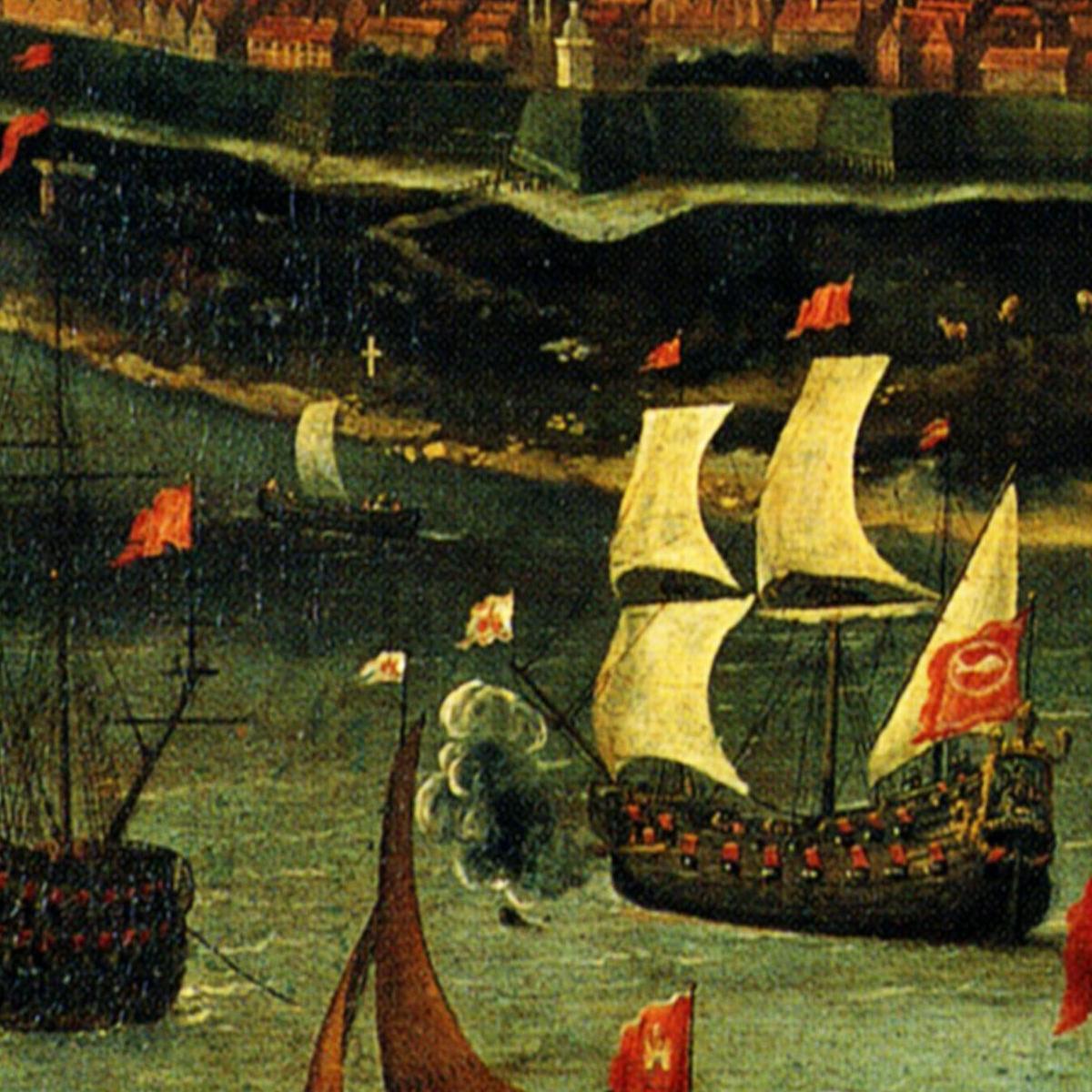 Historische Ansicht Hamburg um 1680