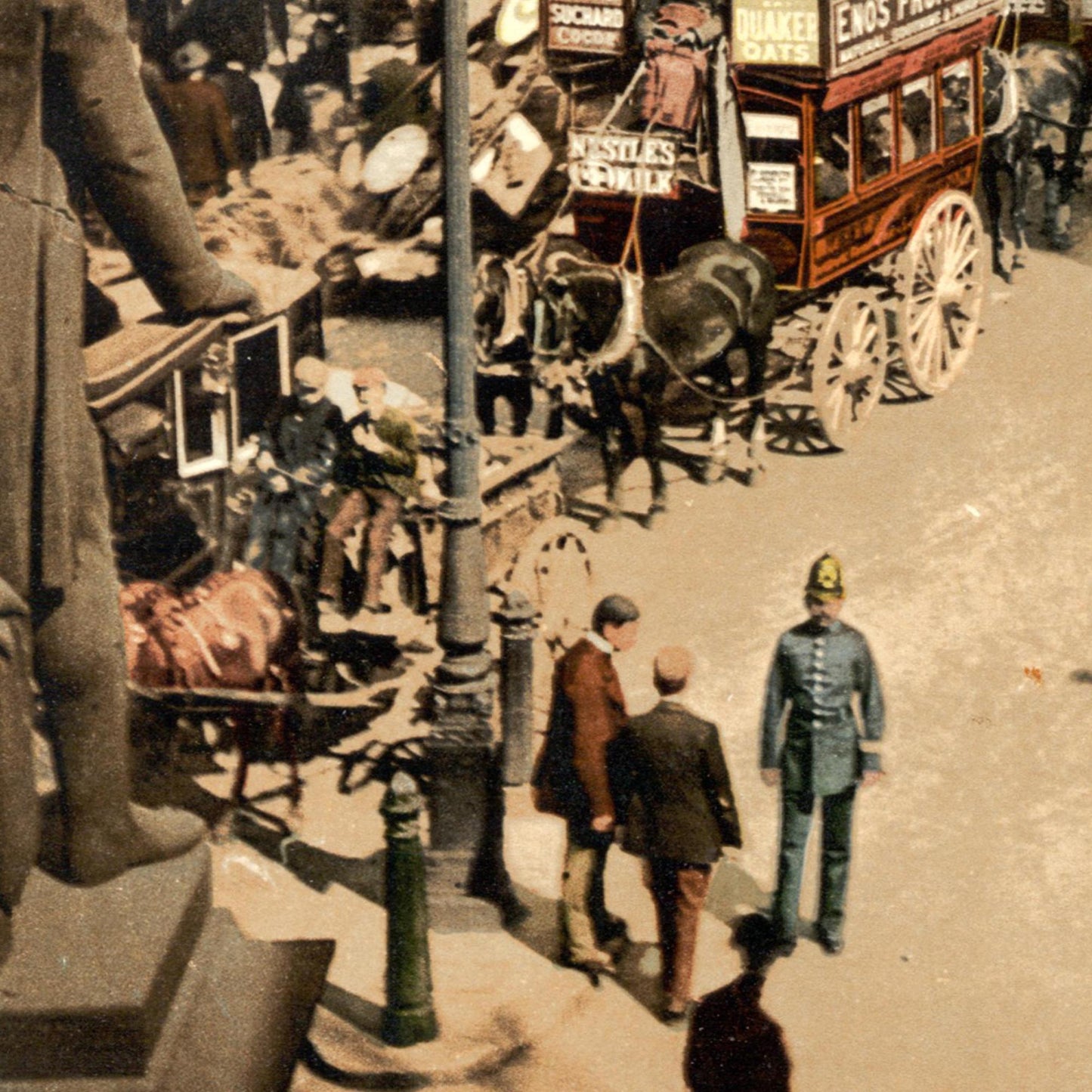 Historische Ansicht London Cheapside um 1895