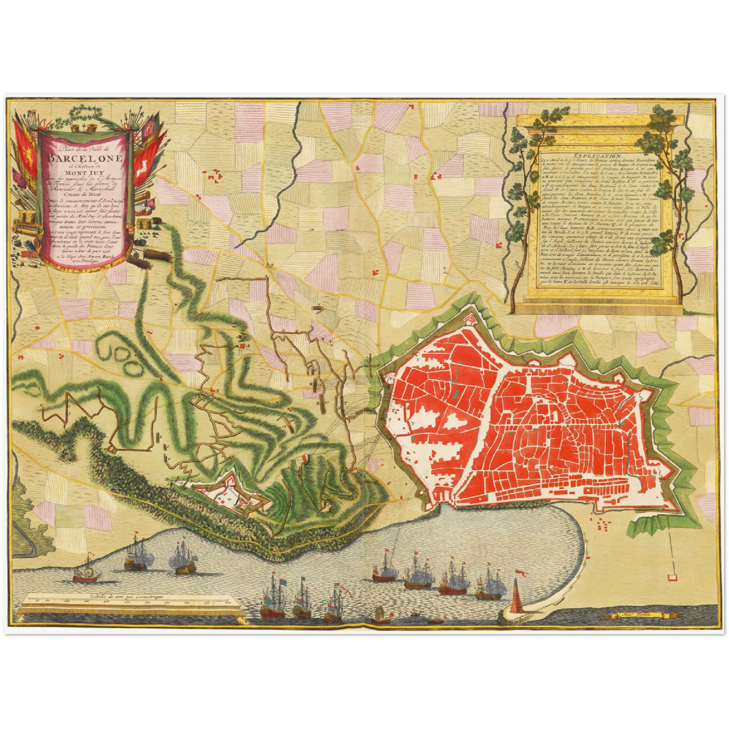 Historical city map Test product horizontal 3 sizes