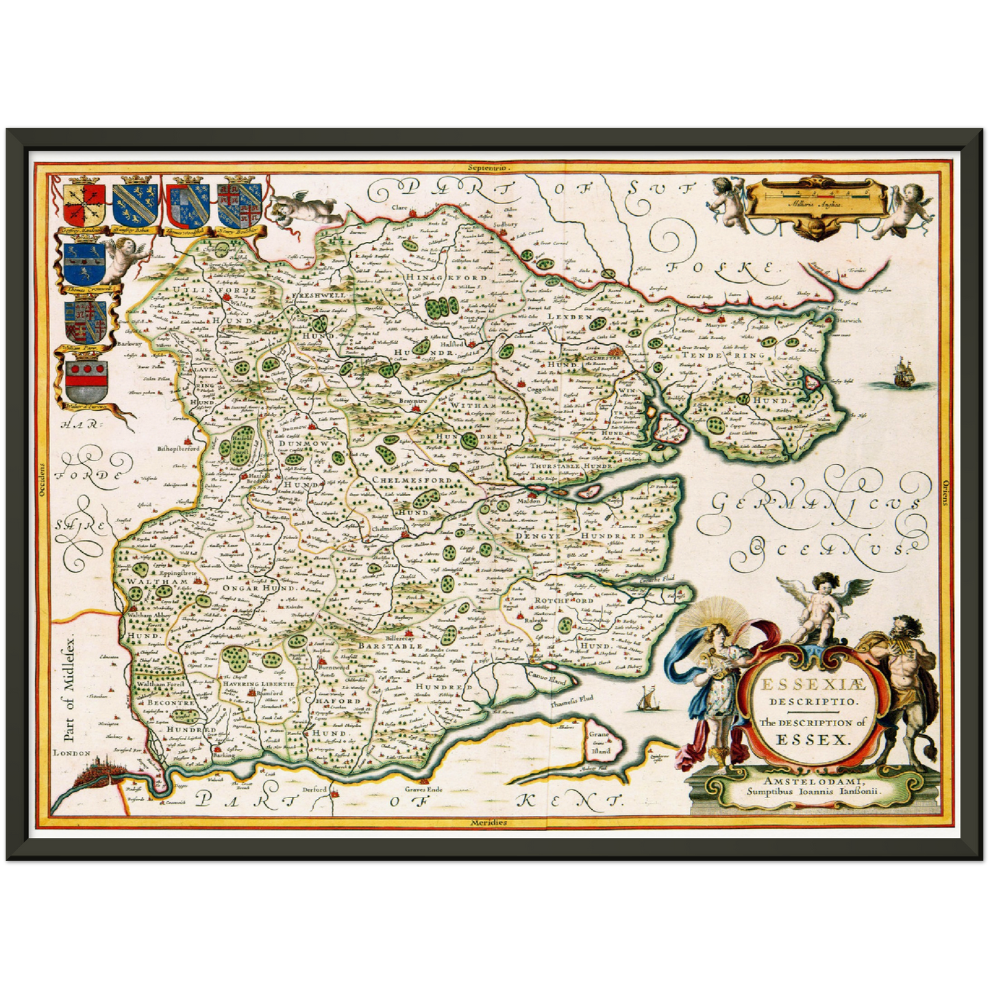 Historical city map Test product horizontal 3 sizes