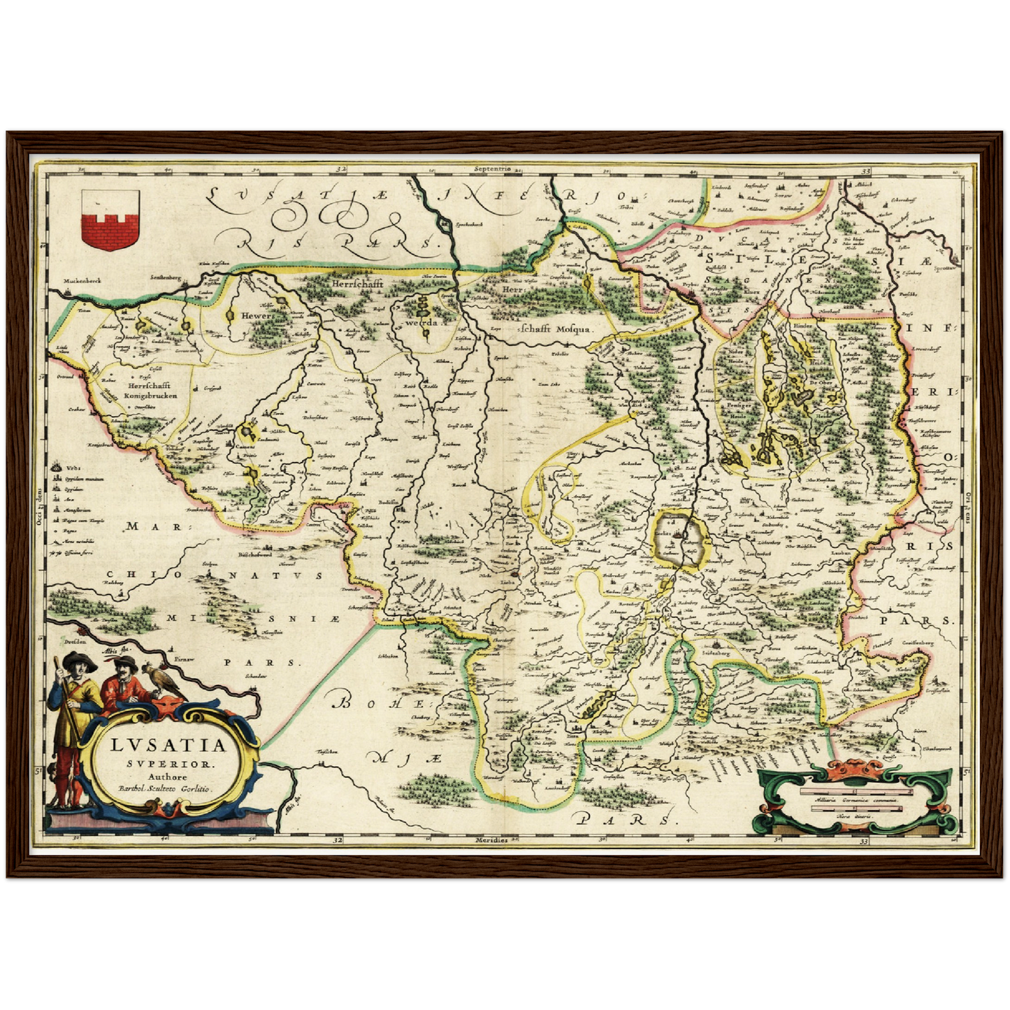 Historical city map Test product horizontal 3 sizes