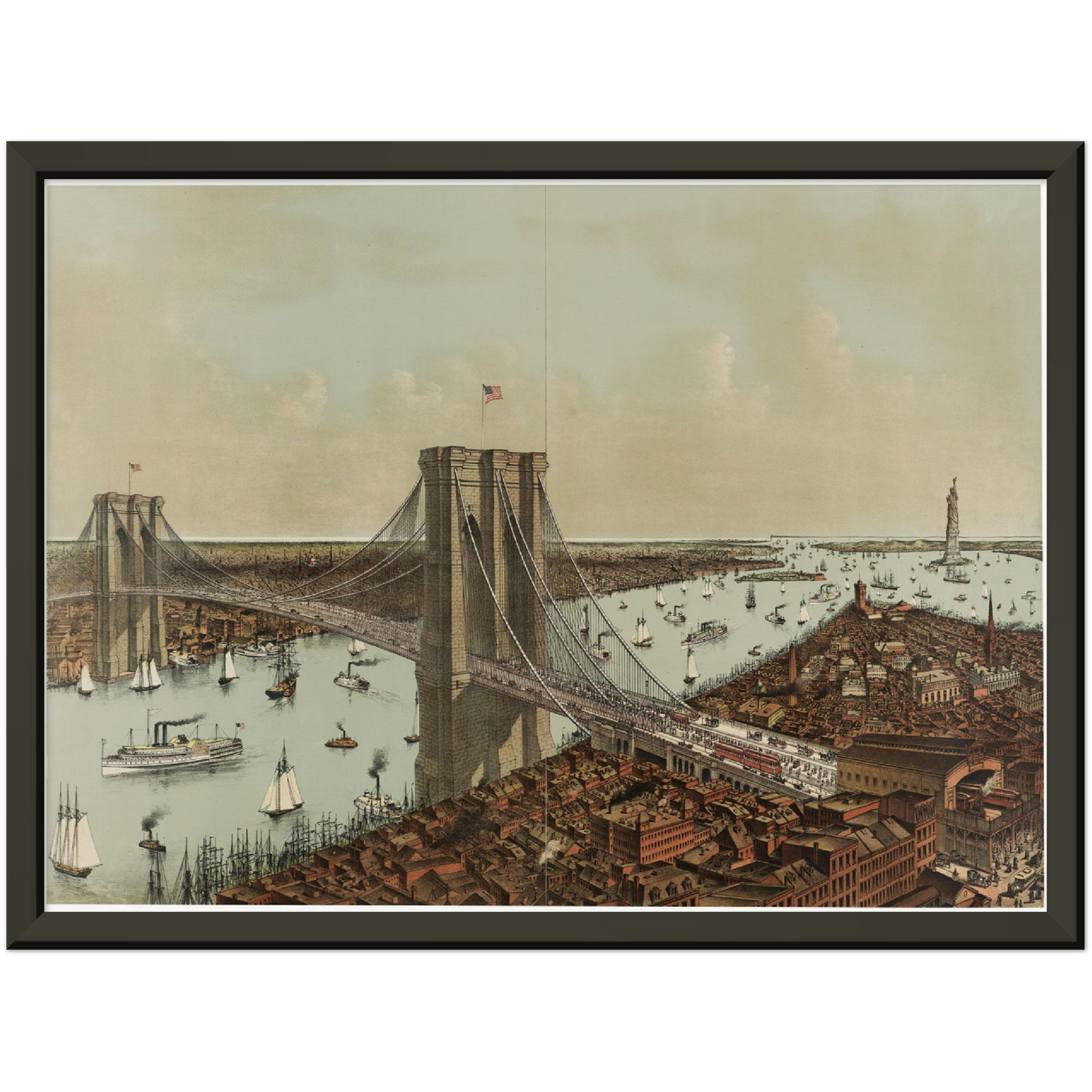 Historical city map Test product horizontal 3 sizes