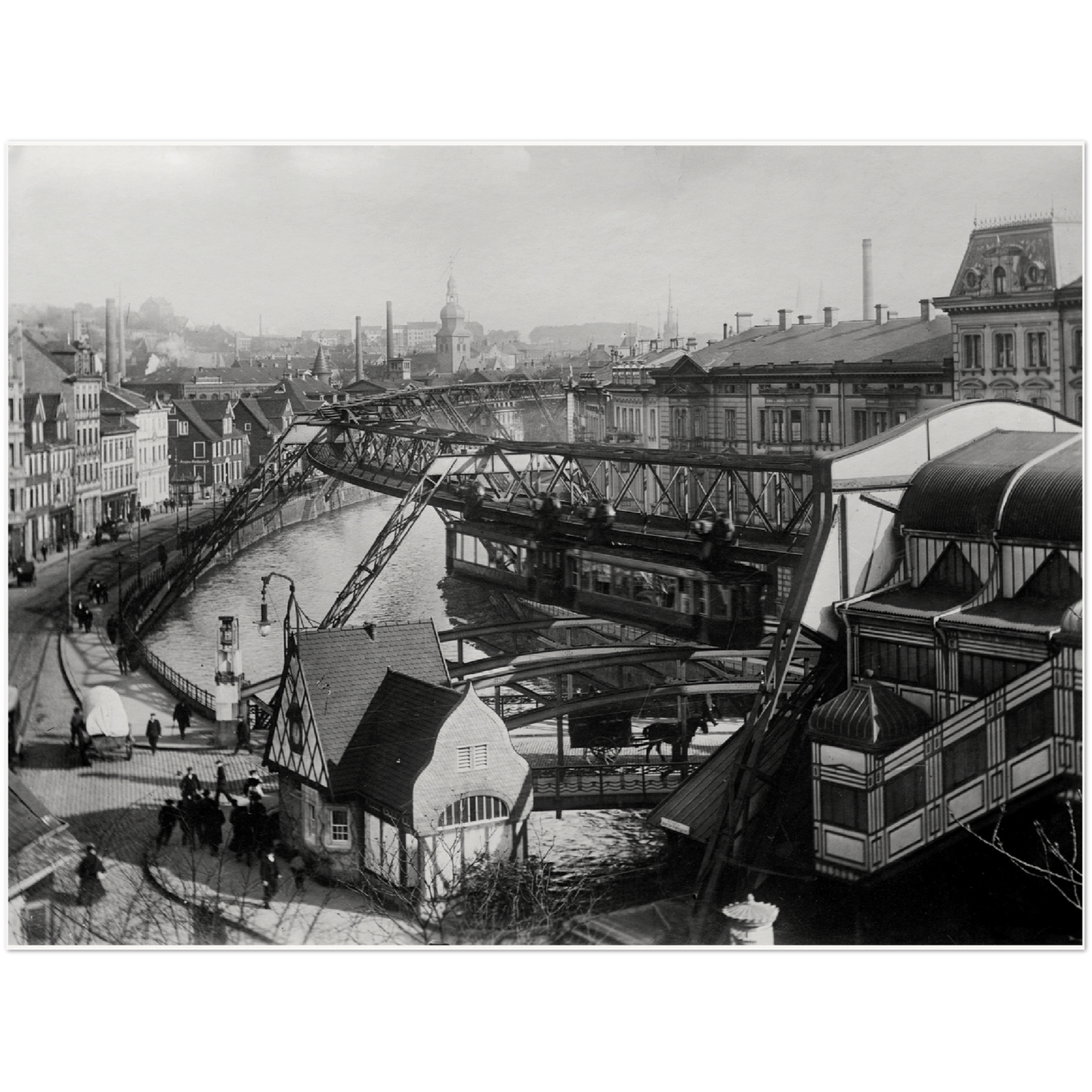 Historische Ansicht Wuppertaler um 1913