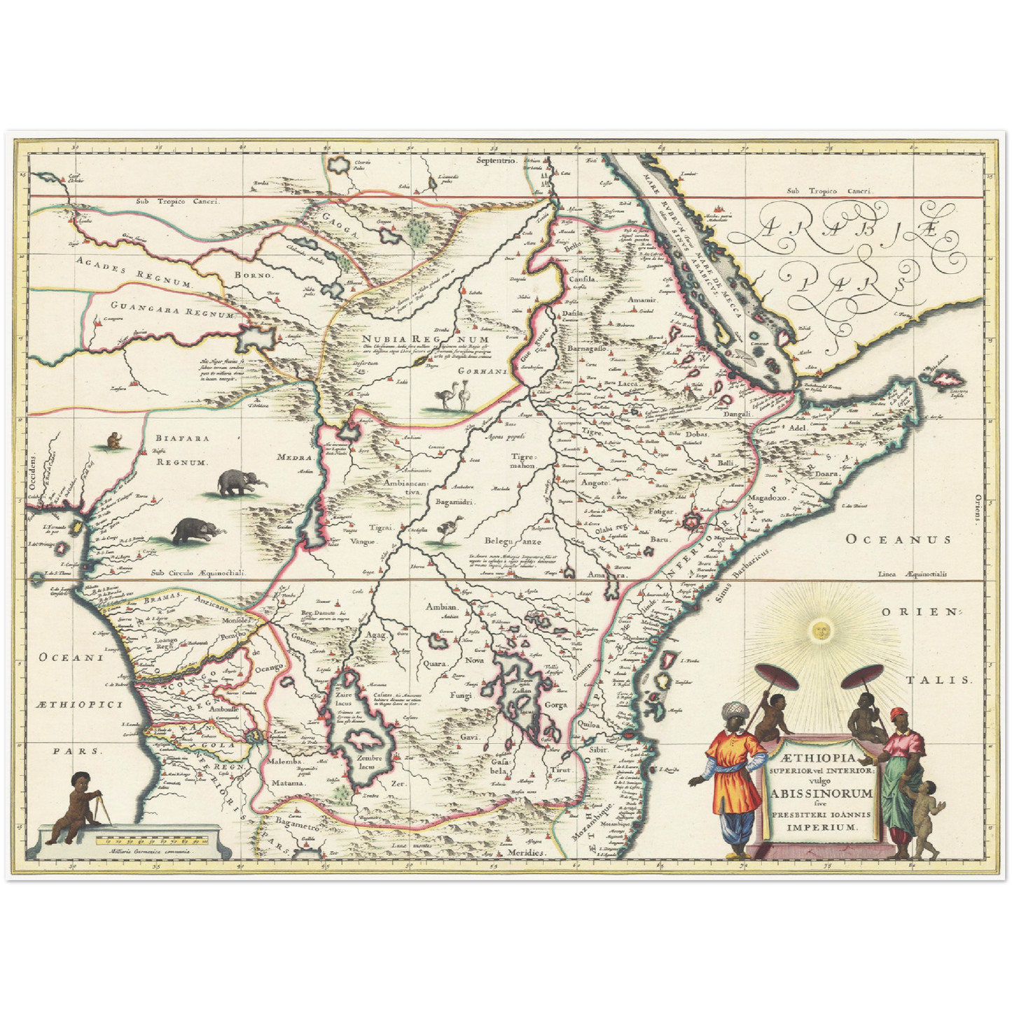 Historical city map Test product horizontal 3 sizes