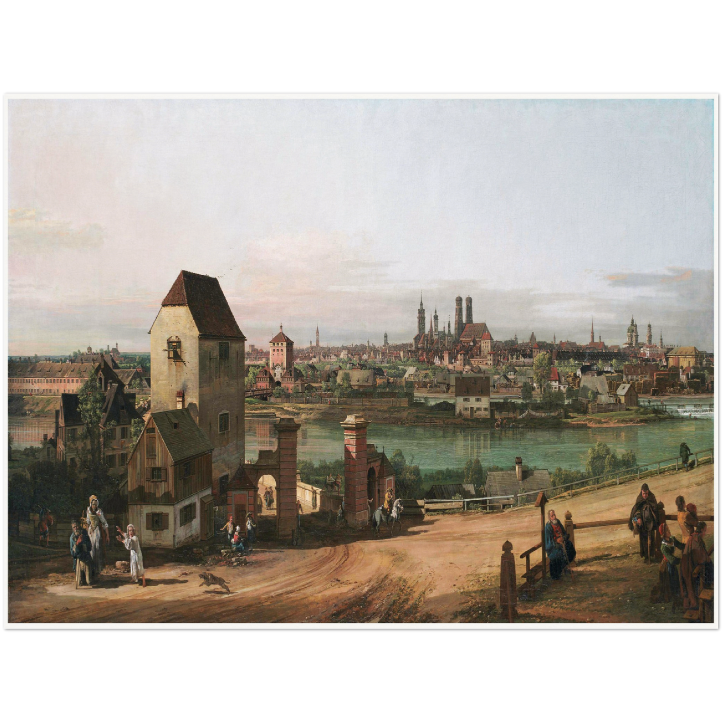 Historische Ansicht München um 1761