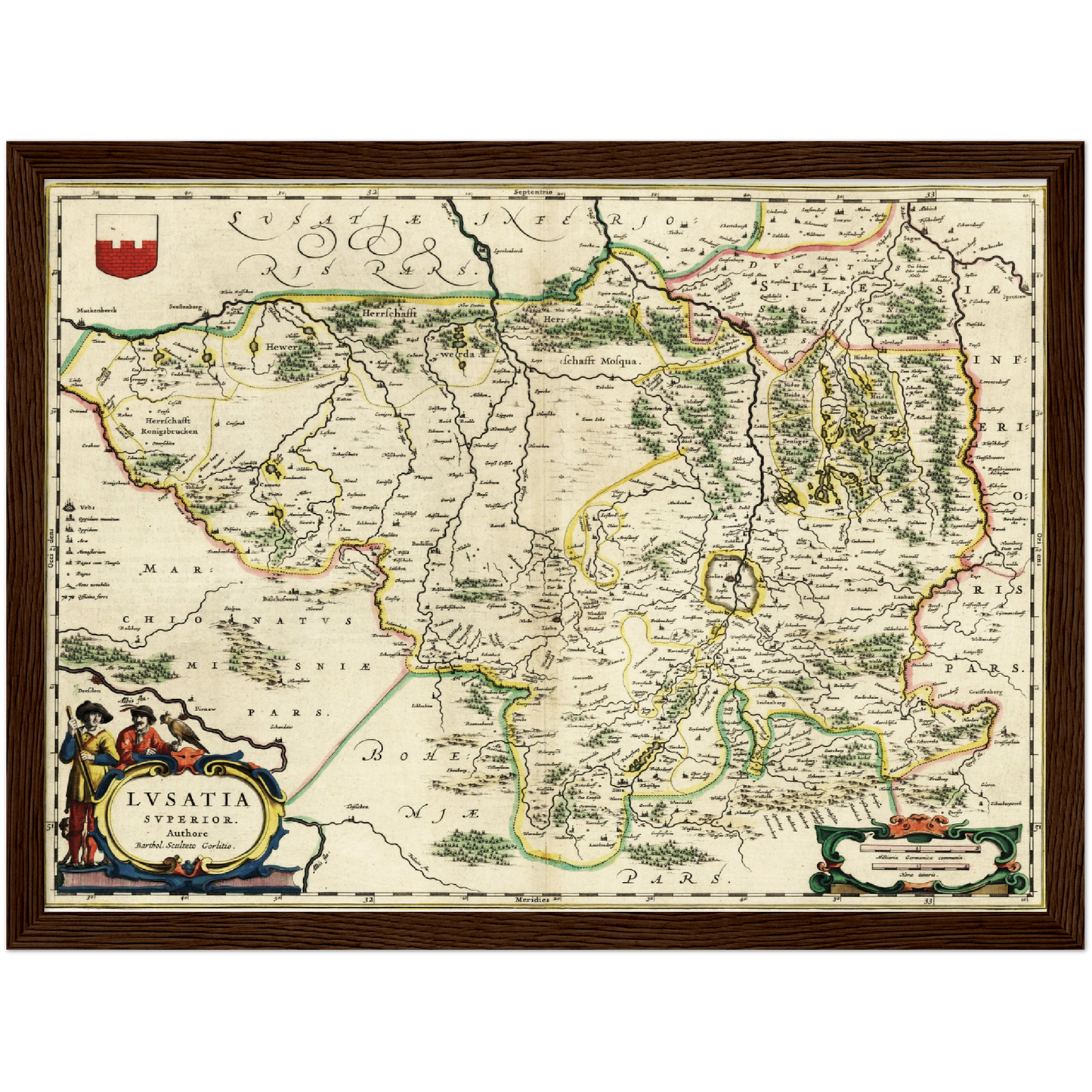 Historical city map Test product horizontal 3 sizes